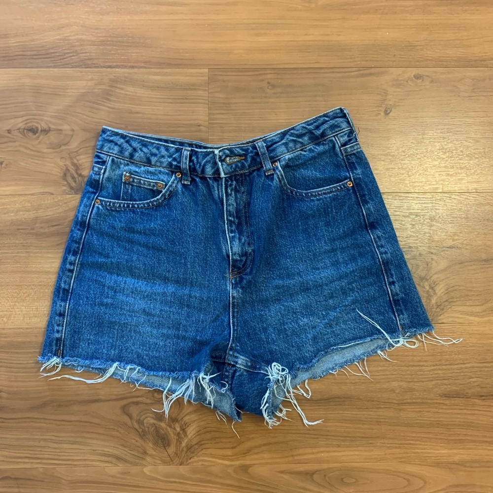 Topshop denim shorts size 6